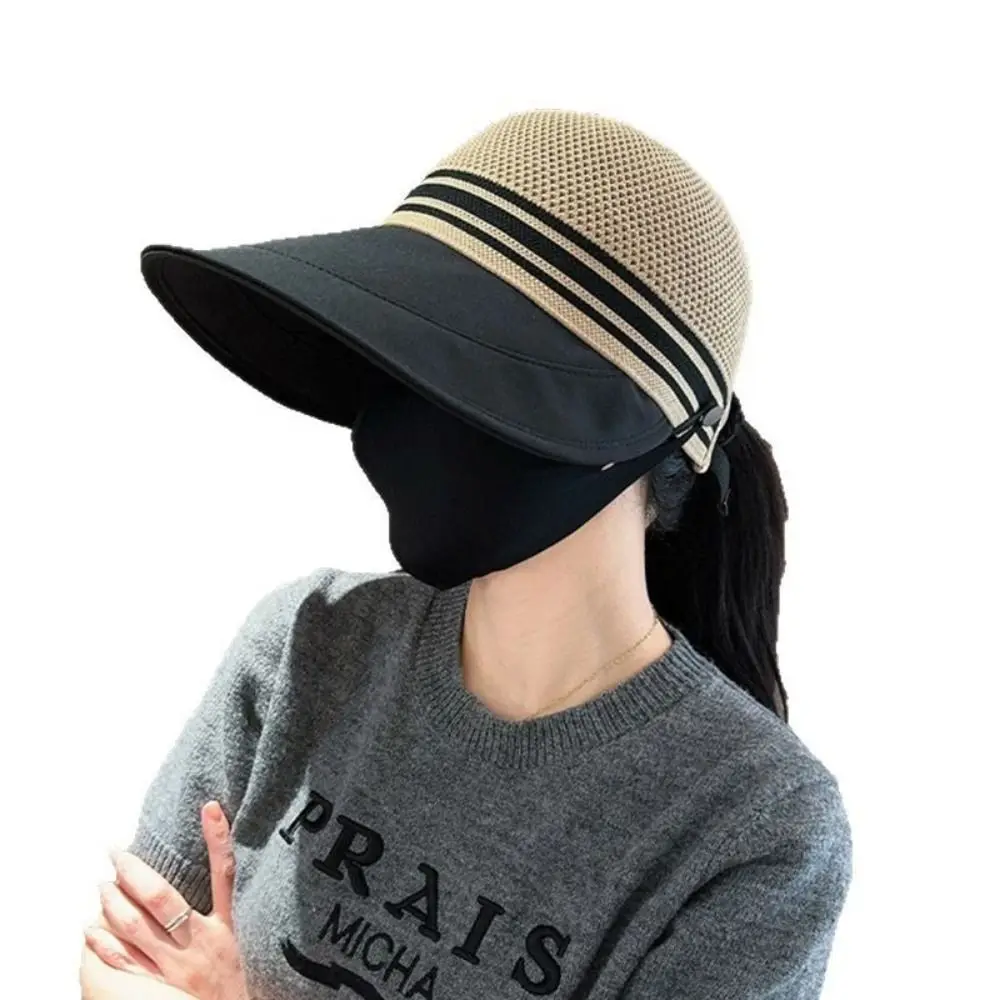 

Breathable Outdoor Beach Hat UV Protection Foldable Sun Protection Cap Sun Protection Wind Proof Large Brim Sun Hat Travel