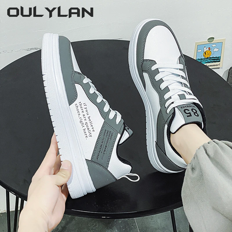 Fashion Women Comfortable 2024 Wear-resistant Sneakers Casual Shoes Leather Men Non-slip Flat Slip-on Spring Autumn Couple Shoes