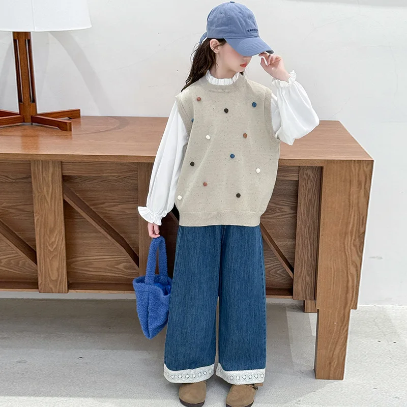 bambini-ragazze-2-pezzi-abiti-autunno-ragazze-della-scuola-palla-colorata-falso-maglione-in-due-pezzi-junior-girls-patchwork-jean-4-14y-ragazza-vestito