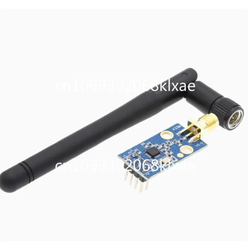 CC1101 wireless module 433M data transmission transceiver module including antenna, gain increase SMA + glue stick antenna