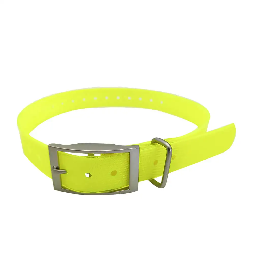 Pet Dog Collar High Quality Tpu+Nylon Waterproof Resistant Dirt Easy Clean Leashs Cat Supplies