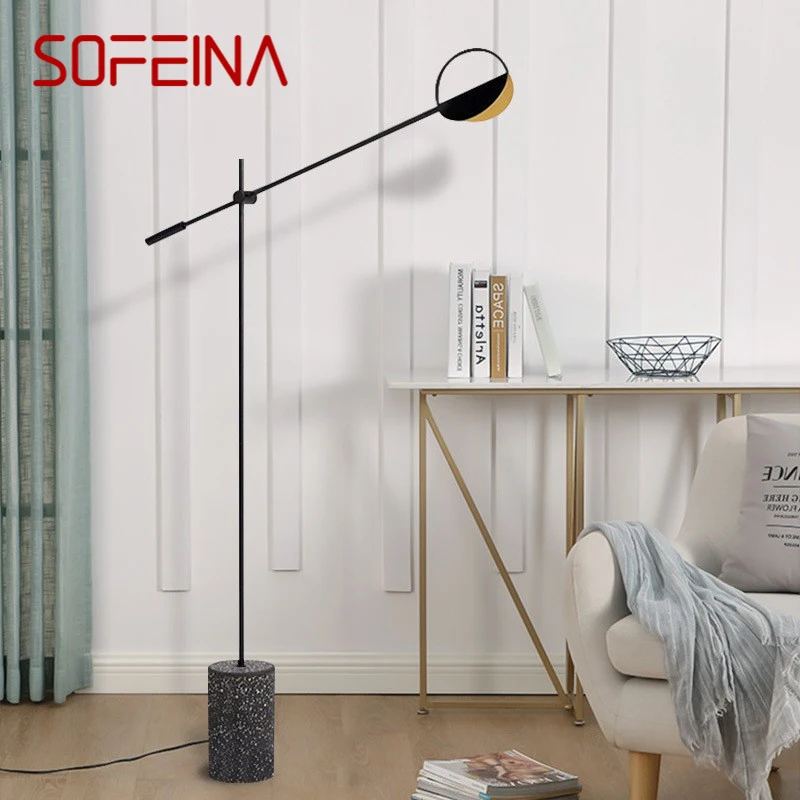 SOFEINA Modern Floor Lamp Nordic Creativity Family Iiving Room Bedroom LED Creativity Decorative Standing Light