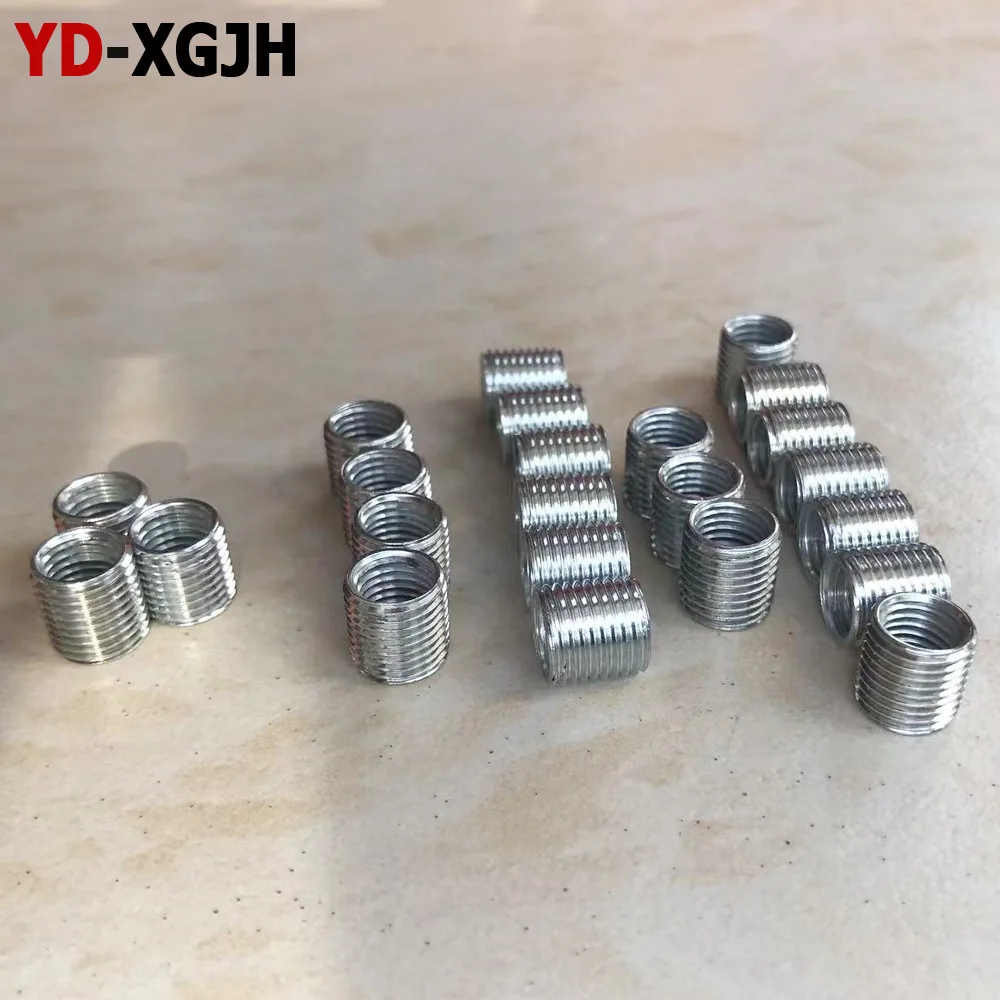 

светодиод M10X1 Внутренняя внешняя резьба полая трубчатая муфта Конвейер Серебристый переходник Винт от M10 до M12/M14, от M8 до M10 M6-M8, M4 M6 до M10.