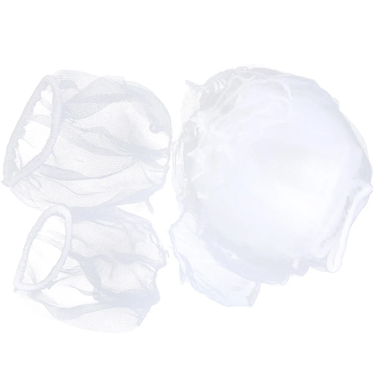 30Pcs Sink Strainer Bag High-Density Mesh Filter for Sink Drain Elastic Polyester Material Long-Lasting Sewer Clog Prevention