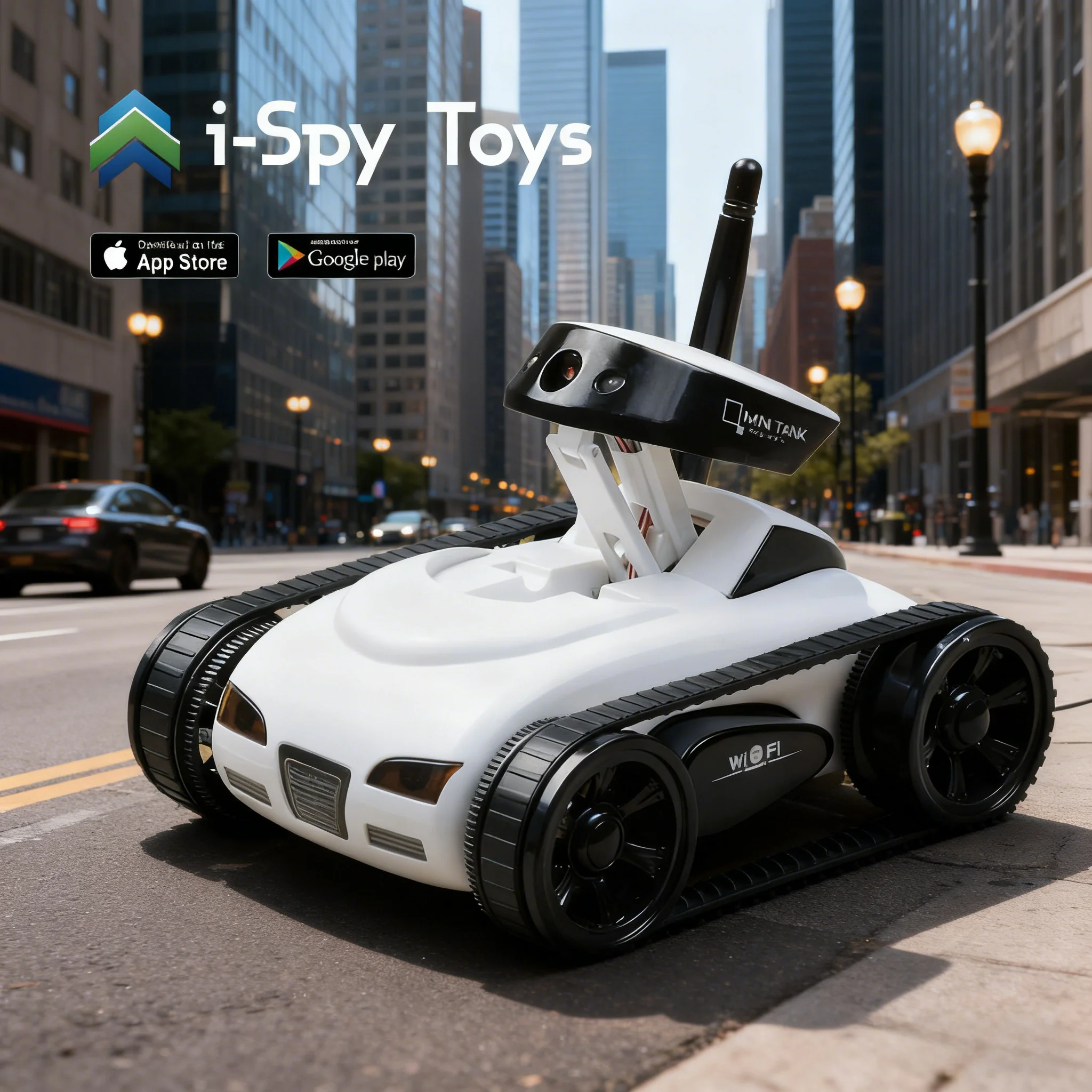 

i-spy игрушки Радиоуправляемая камера Танк FPV WIFI Мини RC в реальном времени Автомобильная HD камера Видео Дистанционное управление Робот Автомобиль Интеллектуальное приложение Игрушки для детей