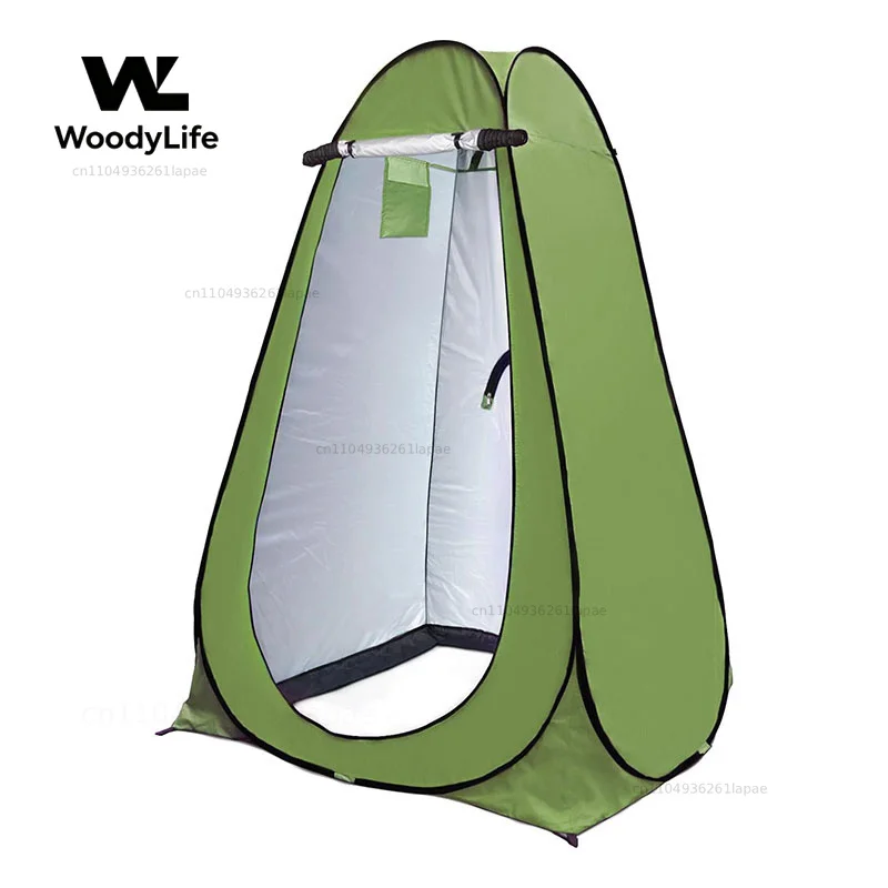 Portable Outdoor Camping Shower Tent Changing Dressing Room Toilet For Beach With Carrying Bag Privacy Tent & Shower Bag