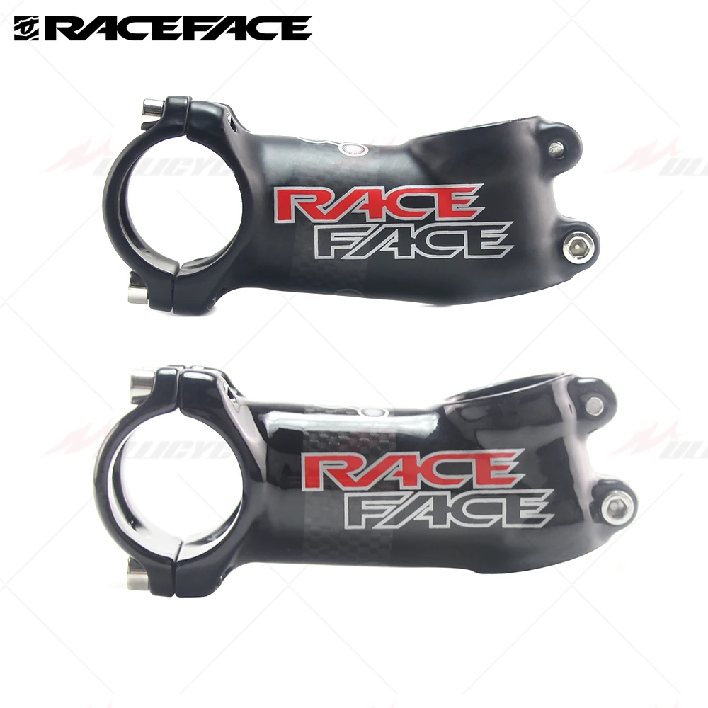 

RACE FACE Next White 3K Gloss/Matte Alloy +Carbon Road MTB Bike Stem 6 Degree 17 Degree Bicycle Stem