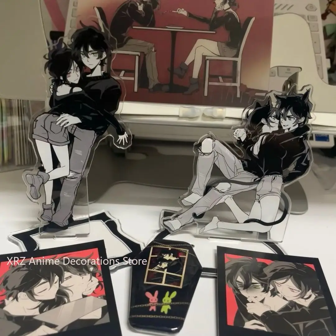 

New Anime The Coffin of Andy and Leyley Cosplay Acrylic Stand Accessories Collection Figure Desktop Ornaments Christmas Gifts