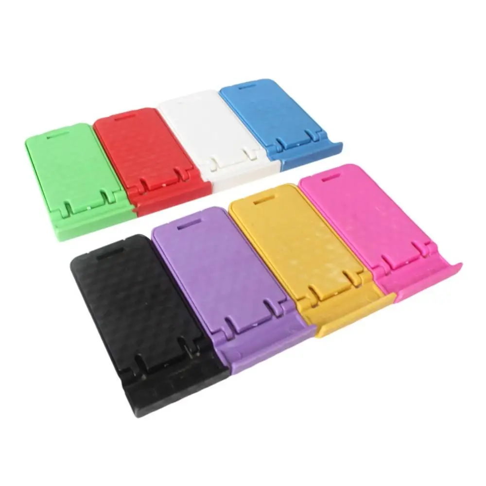 Mini Faltbare Kunststoff Handy Halter Desktop Tisch Ständer Halterung Universal Faltbare Schreibtisch Telefon Halter Halterung Ständer Halterung