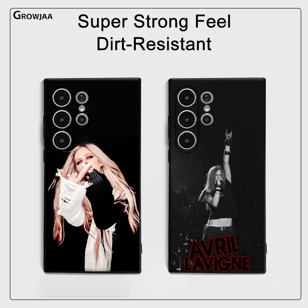 

Singer A-Avril Lavigne Phone Case Samsung Galaxy S25 S24 S22 S23 Ultra S21 S20 Plus 5G Frosted Non-Slip Full Cover Soft Case
