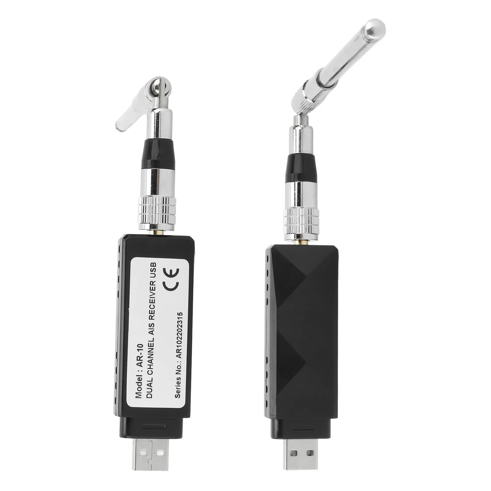 New New AIS Receiver Sensitive Portable AIS Receiver Rugged USB Output Foldable Antenna Stainless Steel Rustproof for Marine