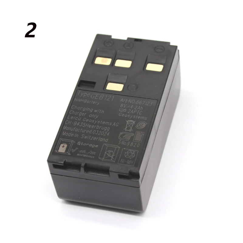 

2 pieces NI-MH battery GEB121 for Leic TPS300/400/700/800/1100 series total station