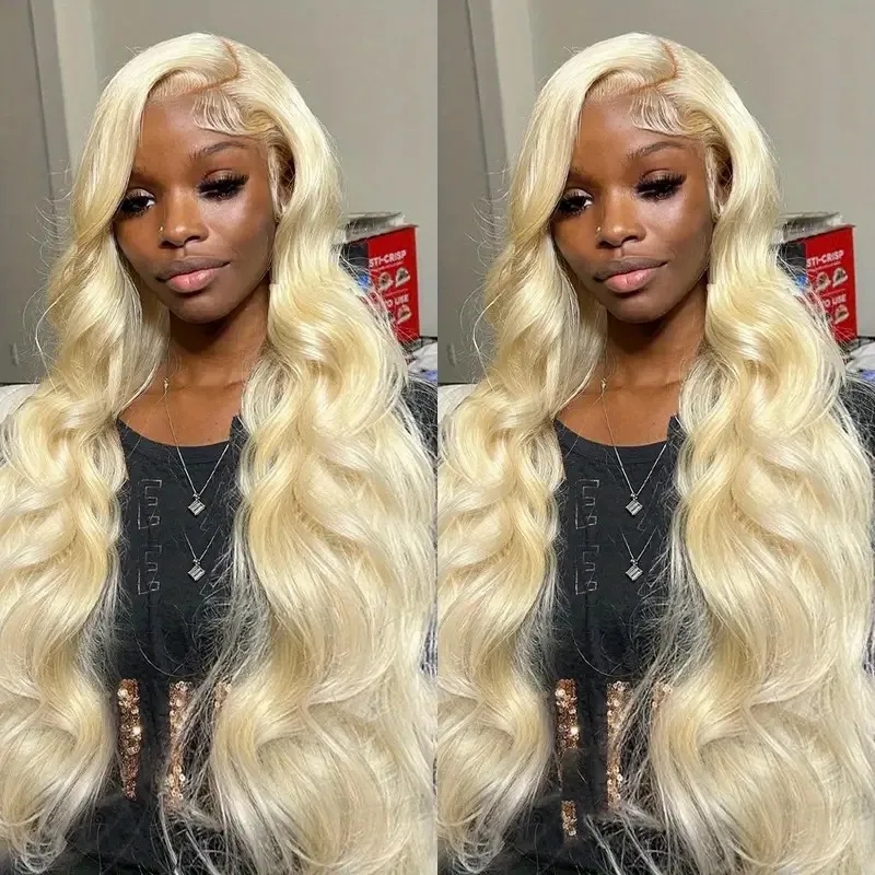 613 Blonde Hd Lace Frontal Wig 13x6 Human Hair Body Wave Human Hair Wigs For Black Women 30 Inch Brazilian 13x4 Lace Front Wig