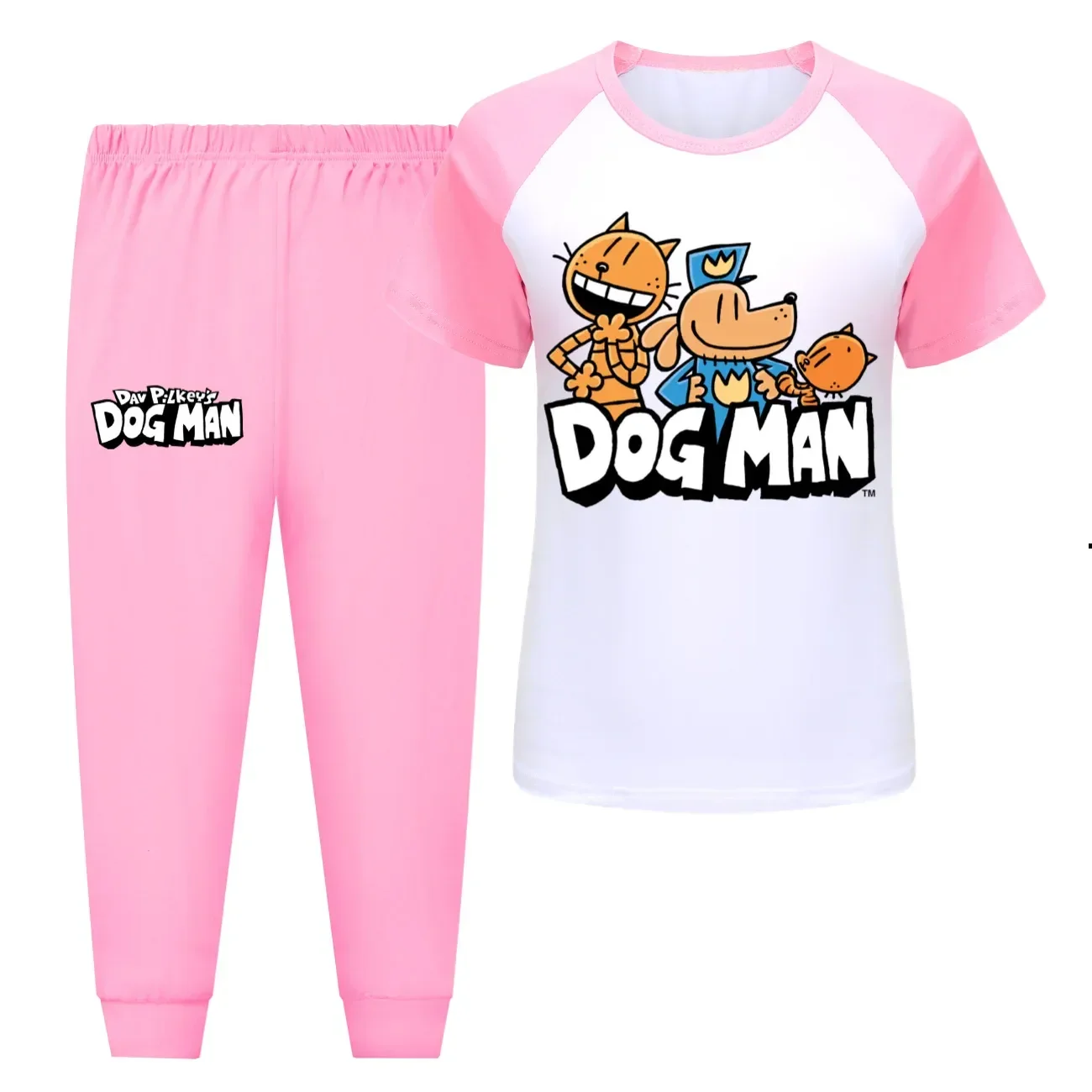 Dogman/Детский пижамный комплект для малышей, пижамный комплект для мальчиков и девочек, милая ночная рубашка на тему животных, мягкая и удобная