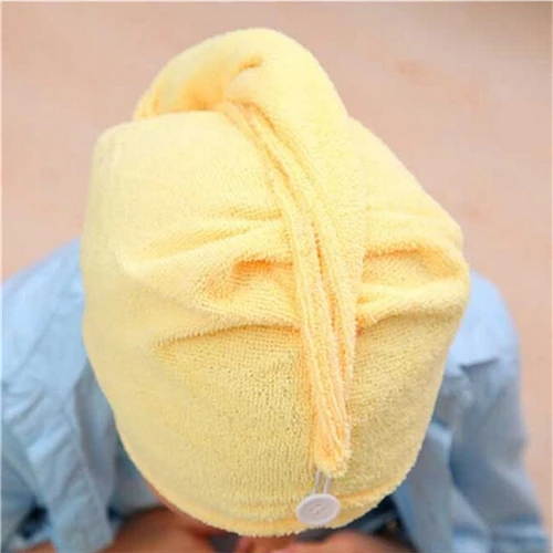 Elegant Practical Fashion Style Hot Selling 1pc Microfiber Bathing Quick Dry Hair Magic Drying Turban Wrap Towel Hat Cap