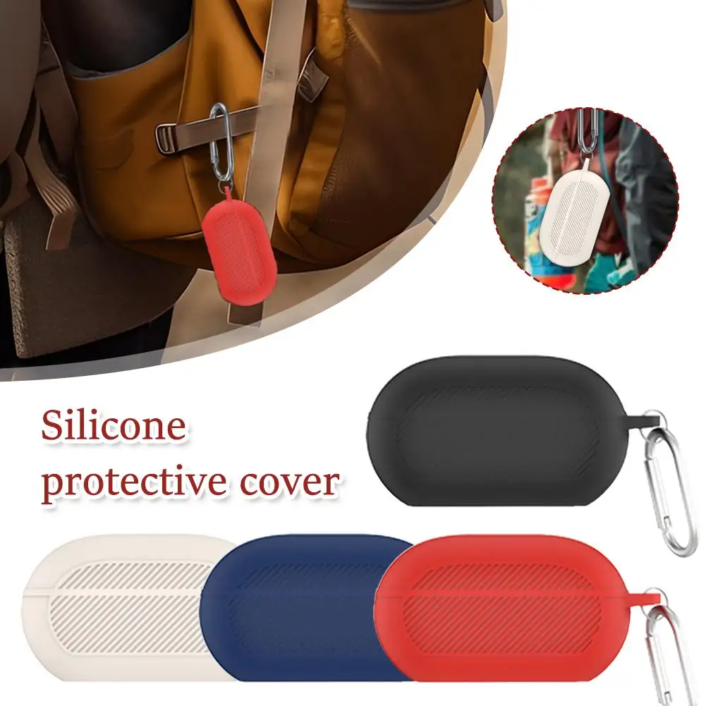 For Magic Beat Solo Buds Headphone Protective Case Striped Headphone Bluetooth Dust Drop Protective Silicone Case Case Anti H3I7