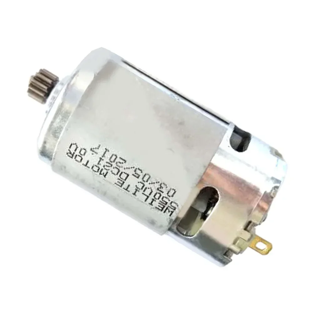 RS550 21V DC Motor With Two-Speed 12 Teeth High-speed High Torque DC Motor For Electric Drill Machine Tools