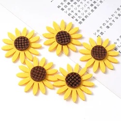 10Pcs Silk Sunflower Artificial Flowers Head For Wedding Party Home Decoration DIY Christmas Wreath Scrapbooking Daisy Flowers