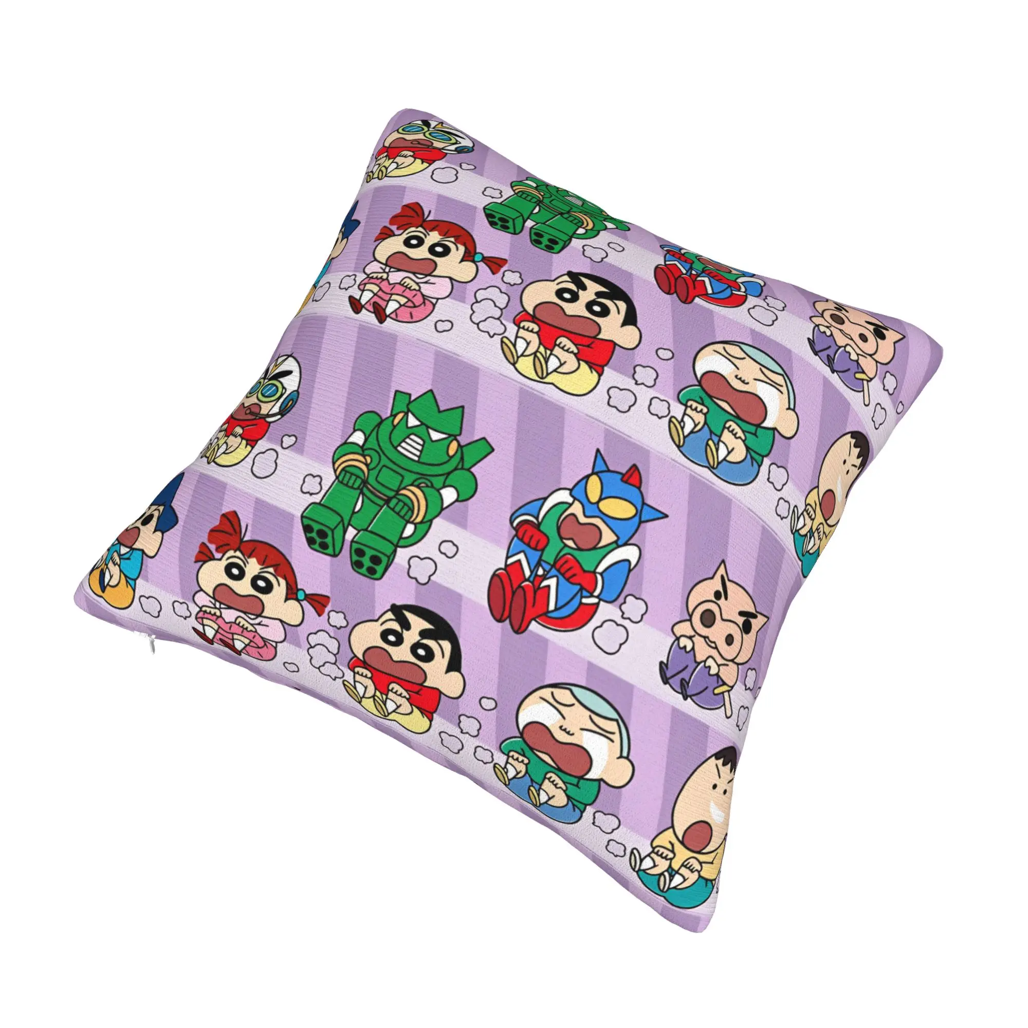 C-Crayon S-Shin C-Chan Anime  Pillow Case Home Decorative Kawaii  Cushion Decoration Salon Square Pillowcase