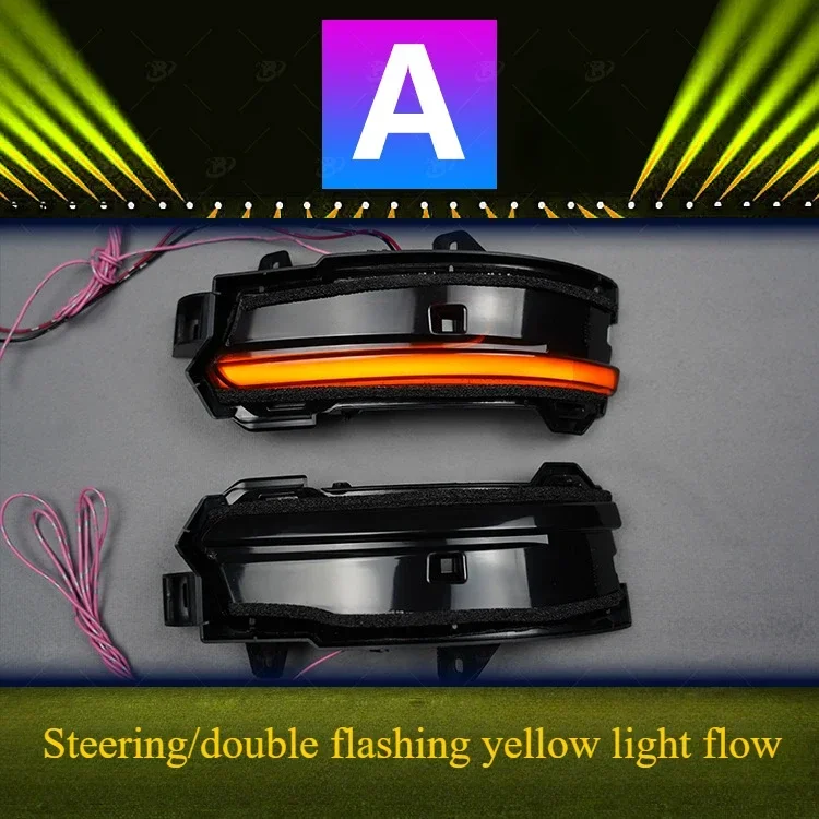 

For Land Rover Aurora Rearview mirror running water turn signal dynamic day light a touch of blue modification