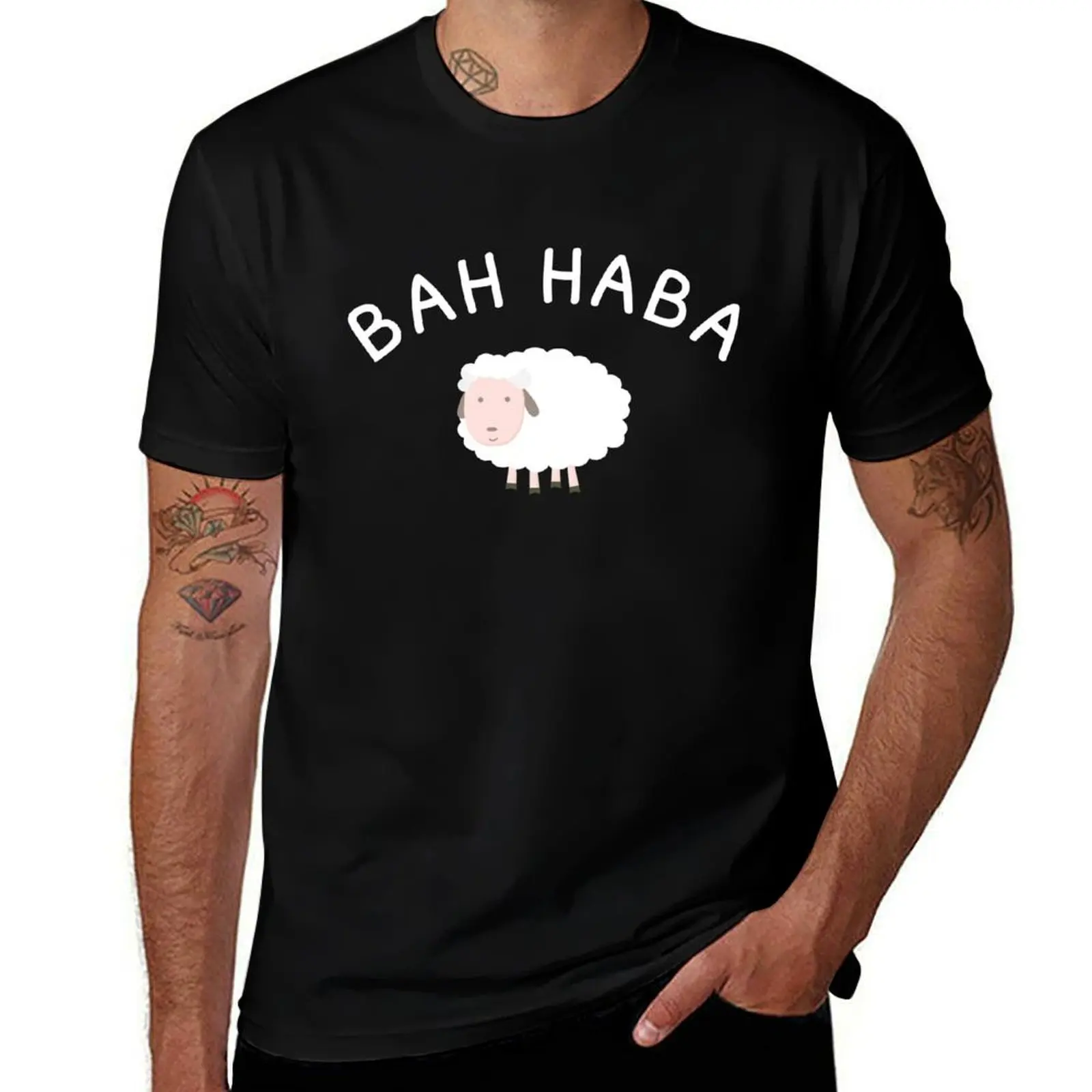 Bar Harbor Maine, camiseta Bah Haba Sheep, camiseta duradera para trabajo
