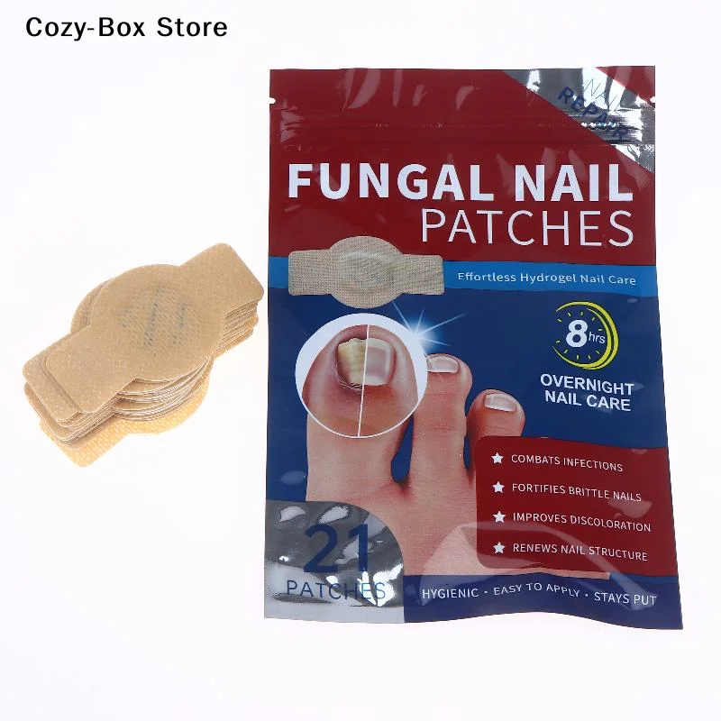 [ZY]2 Bags Gray Toe Nail Sticker Fungal Nail Repair Patch Ingrown Correction Sticker Toenail Care Paronychia Nail Patch[ZY]