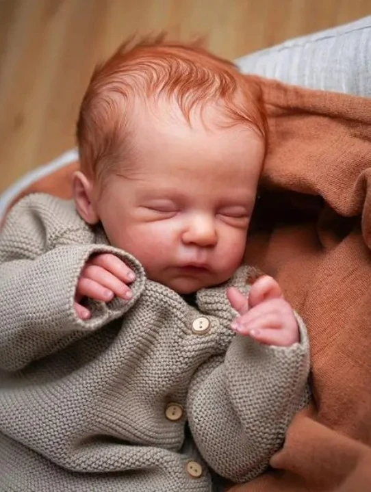 NPK 21'' Ręcznie Robione Wysokiej Jakości Niedokończone Niemalowane Części do Lalek DIY Zestaw Reborn Alix z Materiałowym Ciałem