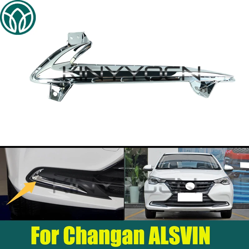 

Car Front Bumper Fog Lamp Trim For Changan ALSVIN Bumper Fog Lamp Strip Trim