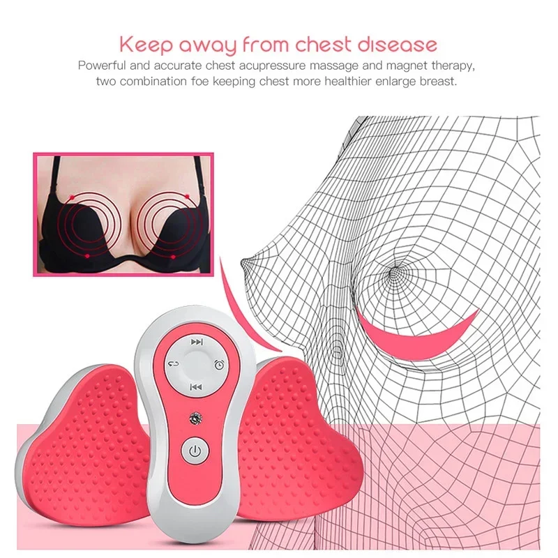 

Electromagnet Breast Enlargement Device, Chest Expansion Massager, Anti-chest Sagging Device, Chest Acupressure Massage Therapy