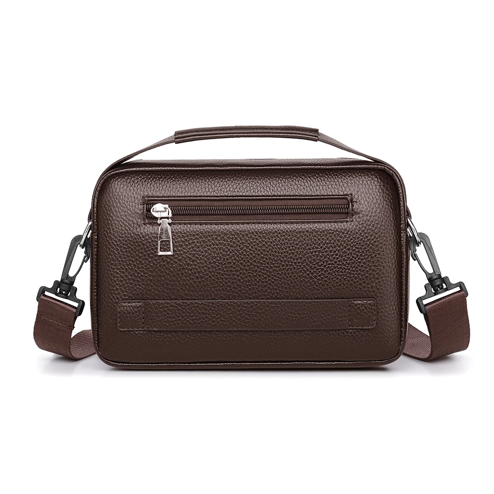 Men's bag high-end designer fashionable waterproof large capacity horizontal backpack shoulder bag men's crossbody bag