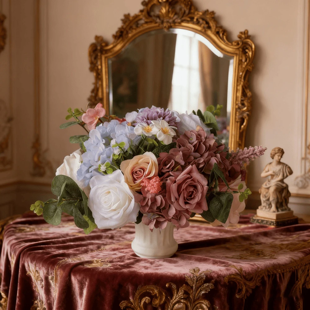 

Высококачественные осенние цветные искусственные маленькие центральные цветы — идеально подходят для домашнего декора, свадебных центральных композиций HY2651