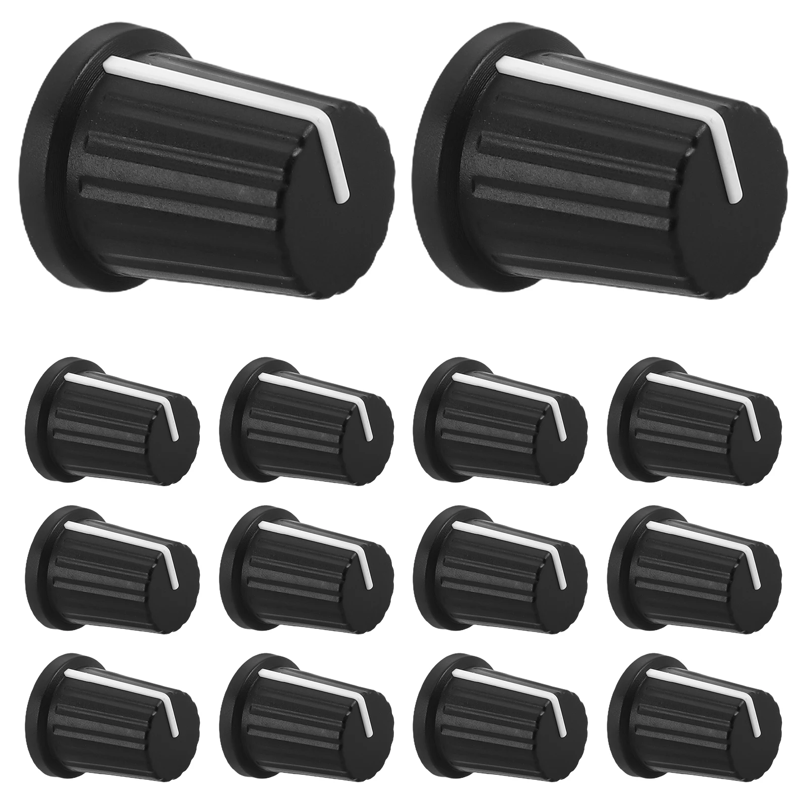 

Potentiometer Knob Dj Mixer Control 6mm Equipment Audio Controller Plastic Console Replacement