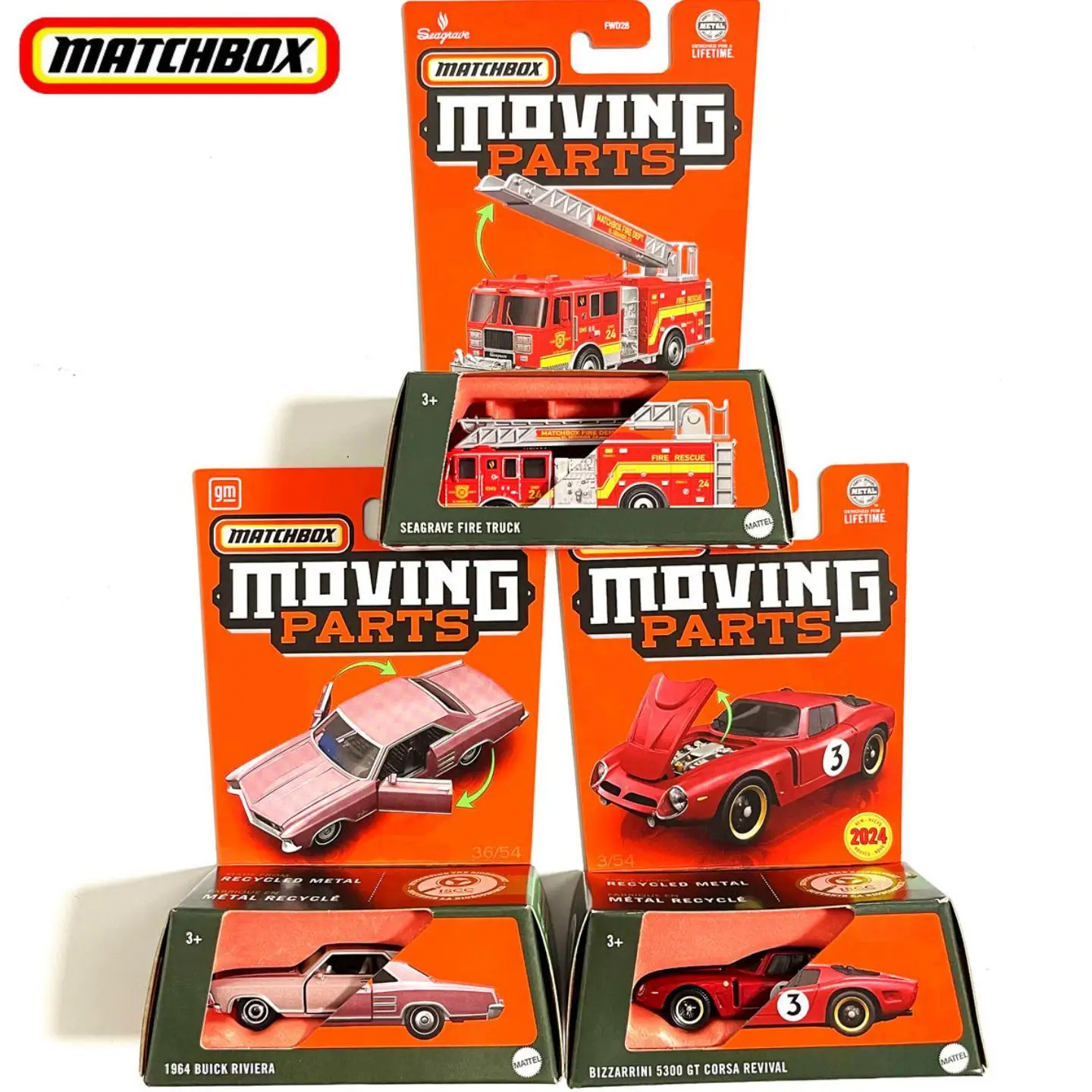 

Оригинальный спичечный ящик, движущиеся детали SAGRAVE FIRE TRUCK, 1/64, литая под давлением коллекционная модель FWD28N, автомобили, игрушки для мальчиков, подарки на день рождения