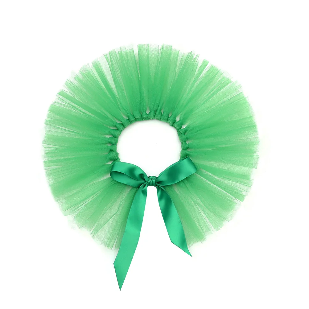 

Pet Tutu Skirt Green Clothes Puppy Gauze Outfit Adorable Pet Supplies For Walking Photo Occasions