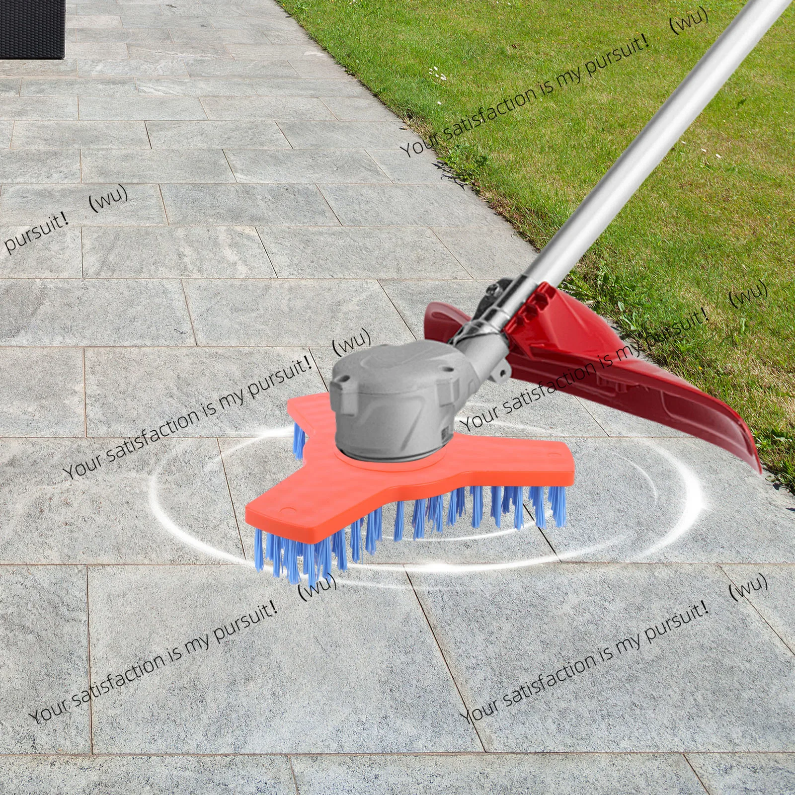 3T design lawn mower cleaning brush, heavy duty and efficient, garden tool cleaning accessories