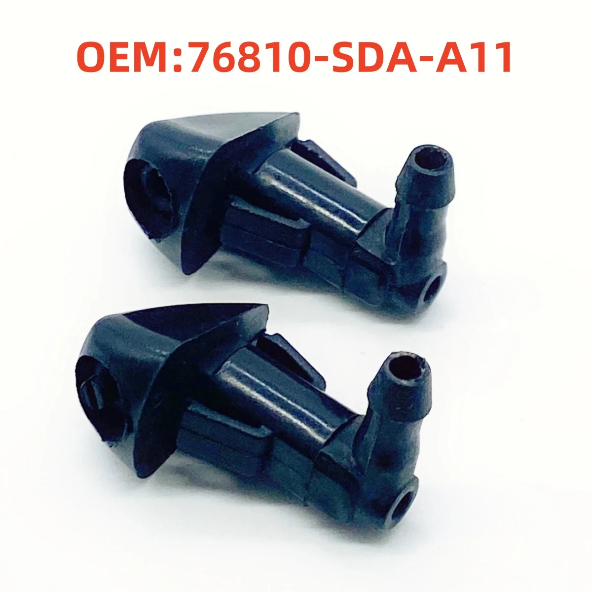 

2Pcs Wiper Front Windshield Wiper Washer Jet Nozzles For Honda Civic Accord MK7 FR-V Element Odyssey 2003-2006 OE# 76810-SDA-A11