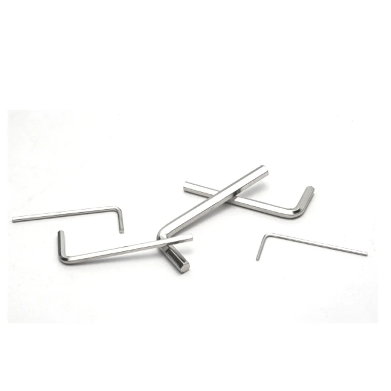 1pcs 0.9 1.27 1.5 2 2.5 3 4 5 6 8mm Metric Allen Nickel Plating Hexagon Keys Set Ball Point End Long Arm Hex Key Wrench