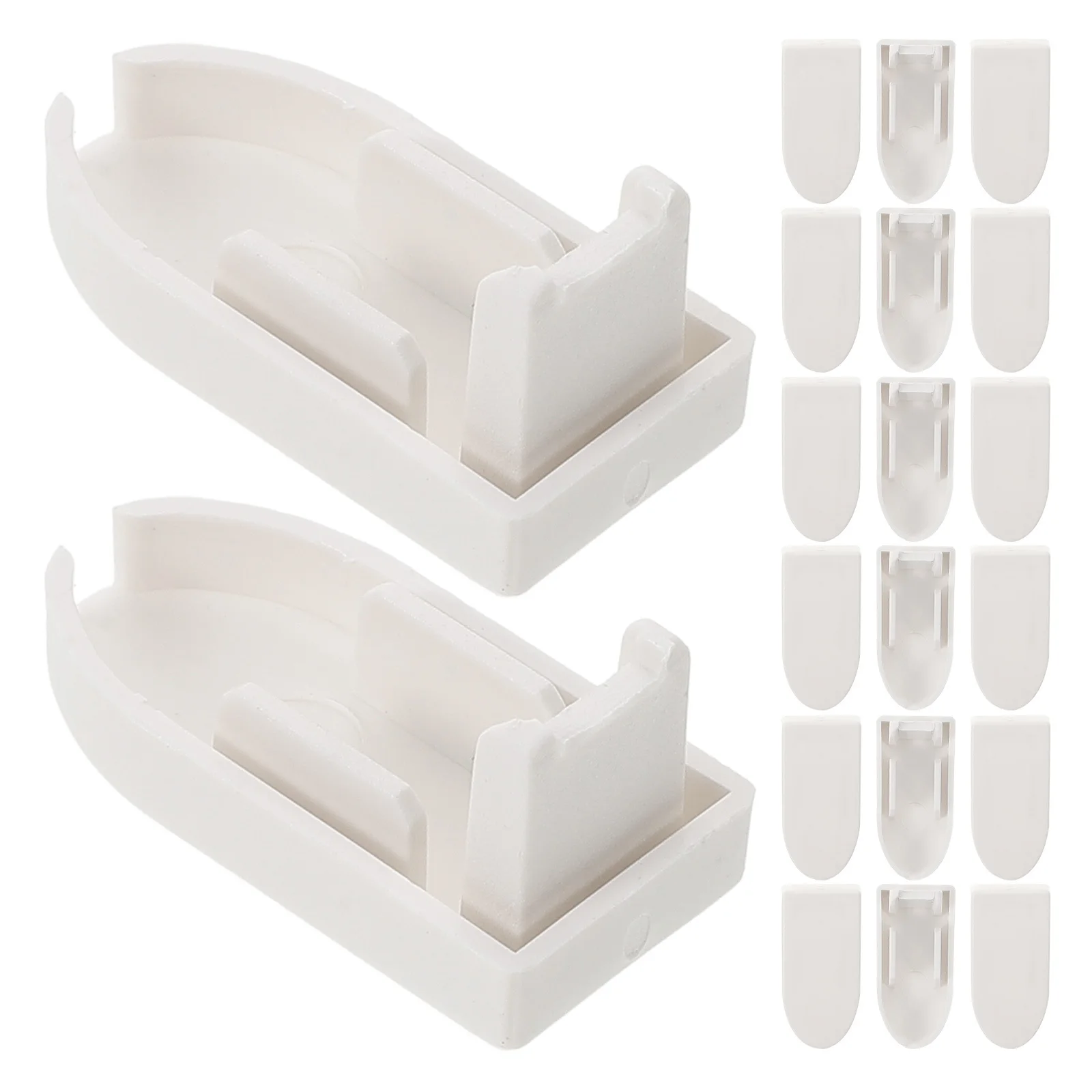 

20Pcs Blind Rod End Plugs Wear-Resistant Roller Blind Rod Replacement Plastic Stoppers Easy Installation Universal Curtain