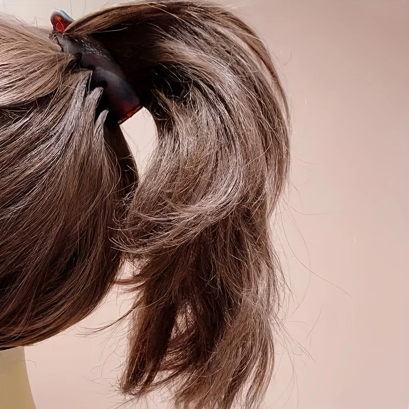 1 Stück rutschfeste Bananen-Haarspangen für Damen, Werkzeug zum Fixieren von hohen Pferdeschwänzen, für Pferdeschwänze, Dutts, lockige Haarspangen für den Alltag – Detail 3
