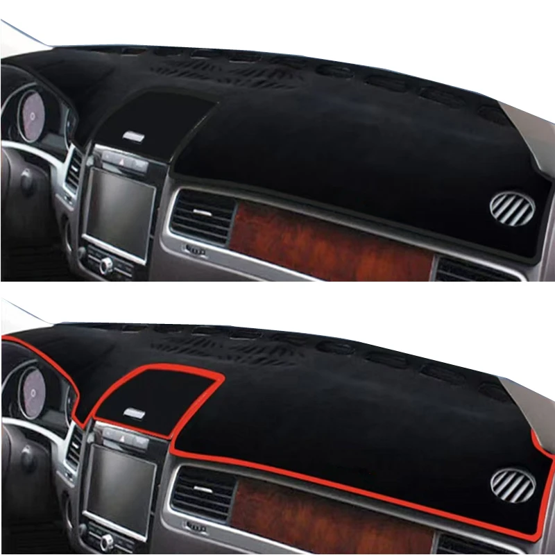 For VW Touareg 2011-2015 2016 2017 2018 Dashboard Cover Dash Mat Center Console Dashmat Sun Shade Protect Carpet Car Accessories