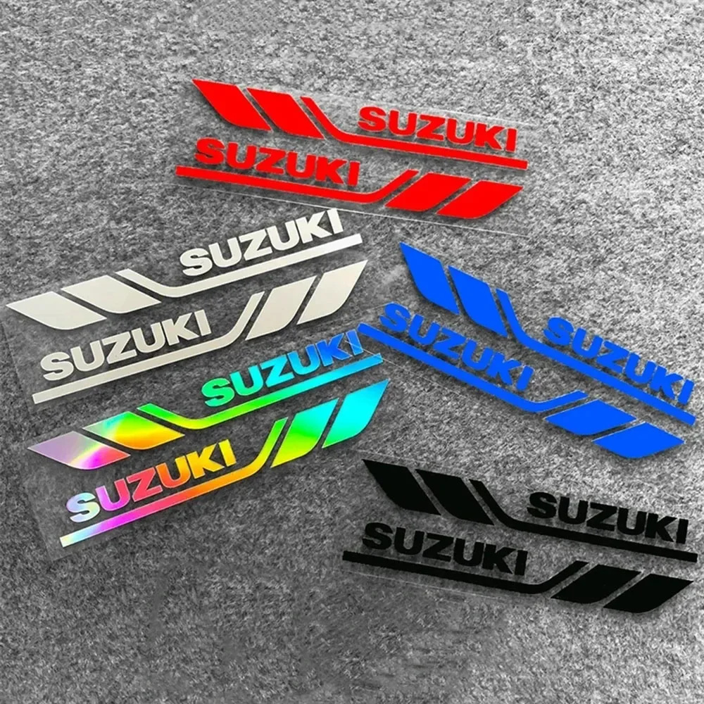 For Suzuki Motorcycle Sticker Fuel Tank Body Logo Letter Decal Gsxr 1000 600 750 Gsxs 600 750 1000 Sv 650 600 Gsf Gsr Reflective