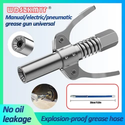 20PCS Grease Coupler Heavy-Duty 10000PSI Quick Release oil Grease Gun Coupler Two Press Easy To Push Grease Gun Oil Pump