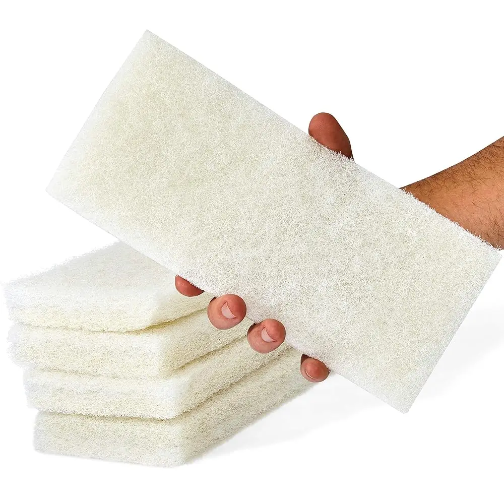 

Non-Scratch, Super Long-Lasting Scrubbing Pad 5 pk, 10x4.5in. Best Reusable Multipurpose Scouring Sponge for Home Surfaces. P