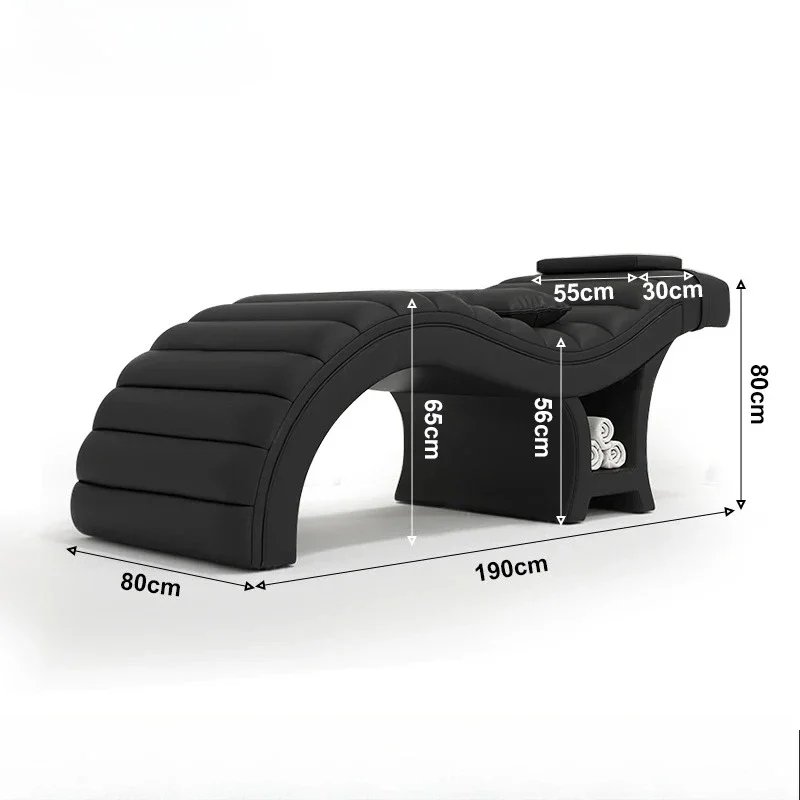 سرير تدليك سبا عالي الجودة باللون الأحمر الصافي، سرير رموش على شكل حرف S، صالون تجميل، أثاث صالون وردي بسيط، سرير تدليك #6