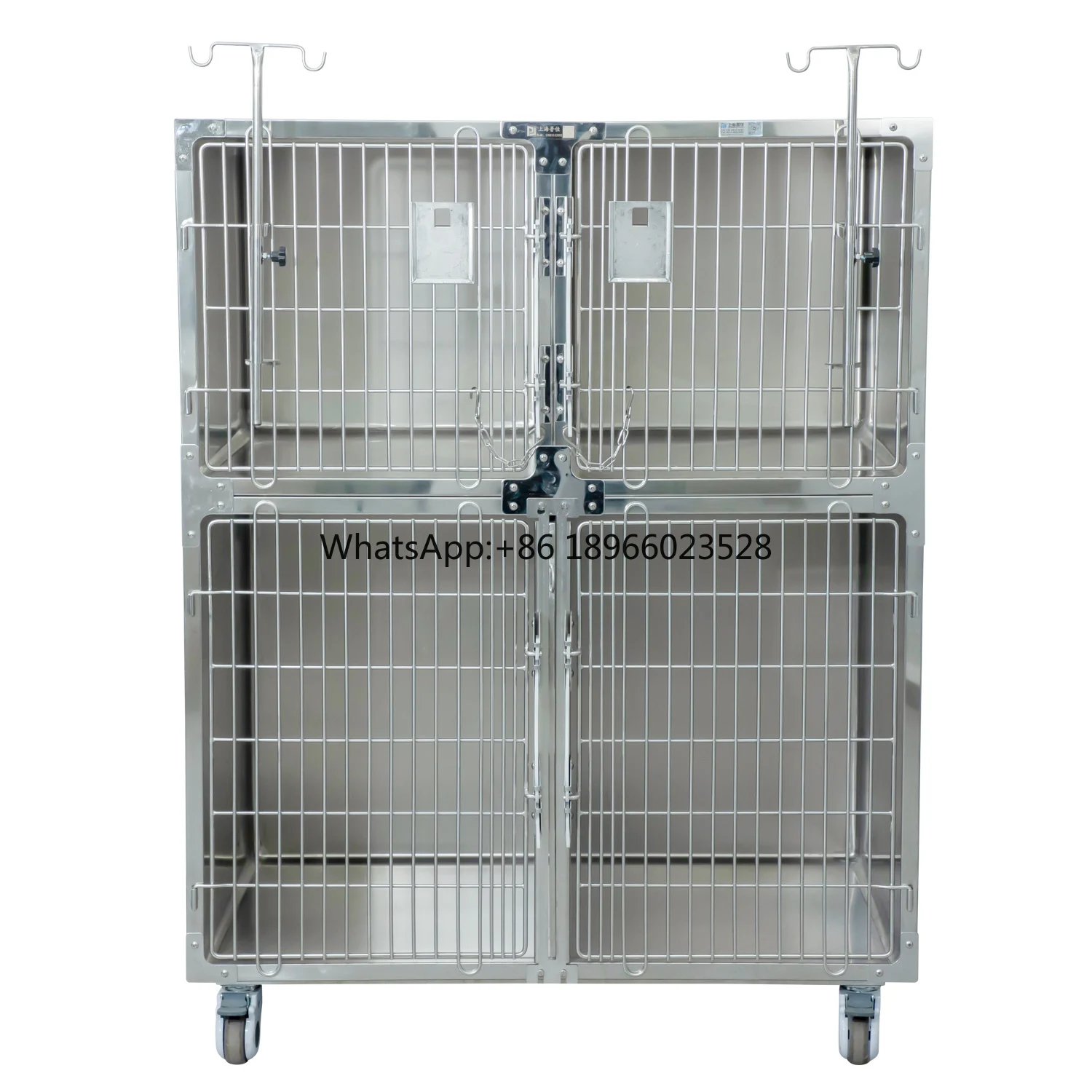 

Veterinary Cages304 Stainless Steel Combined Cat Dog Pet Animal Cages Veterinary Kennel