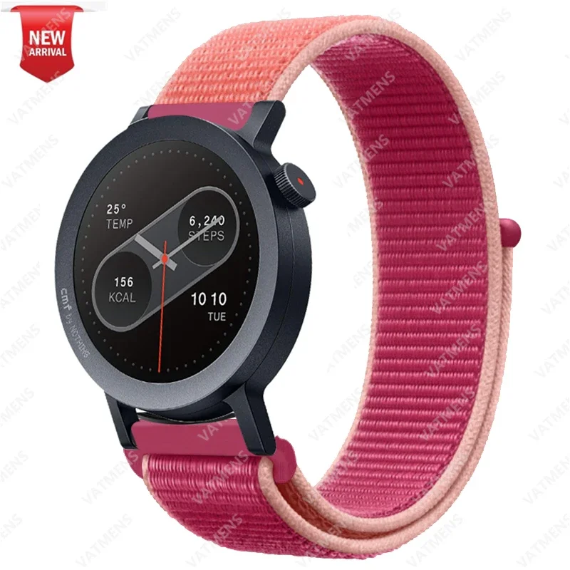 Watch Pro 2-Armband für CMF Watch Pro 2 Ersatz-Smartwatch-Armband, Nylon-Sport-Loop-Armband, Correa-Band – Detail 13