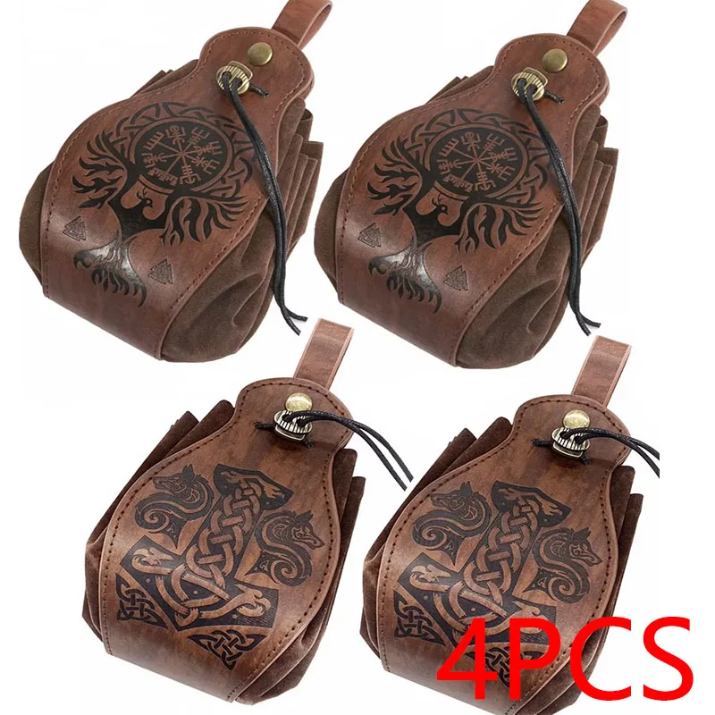 Echt leer DND dobbelstenen tas lade - schattig trekkoord etui RPG D&D rollenspel portemonnee cadeau-ideeën STZ04