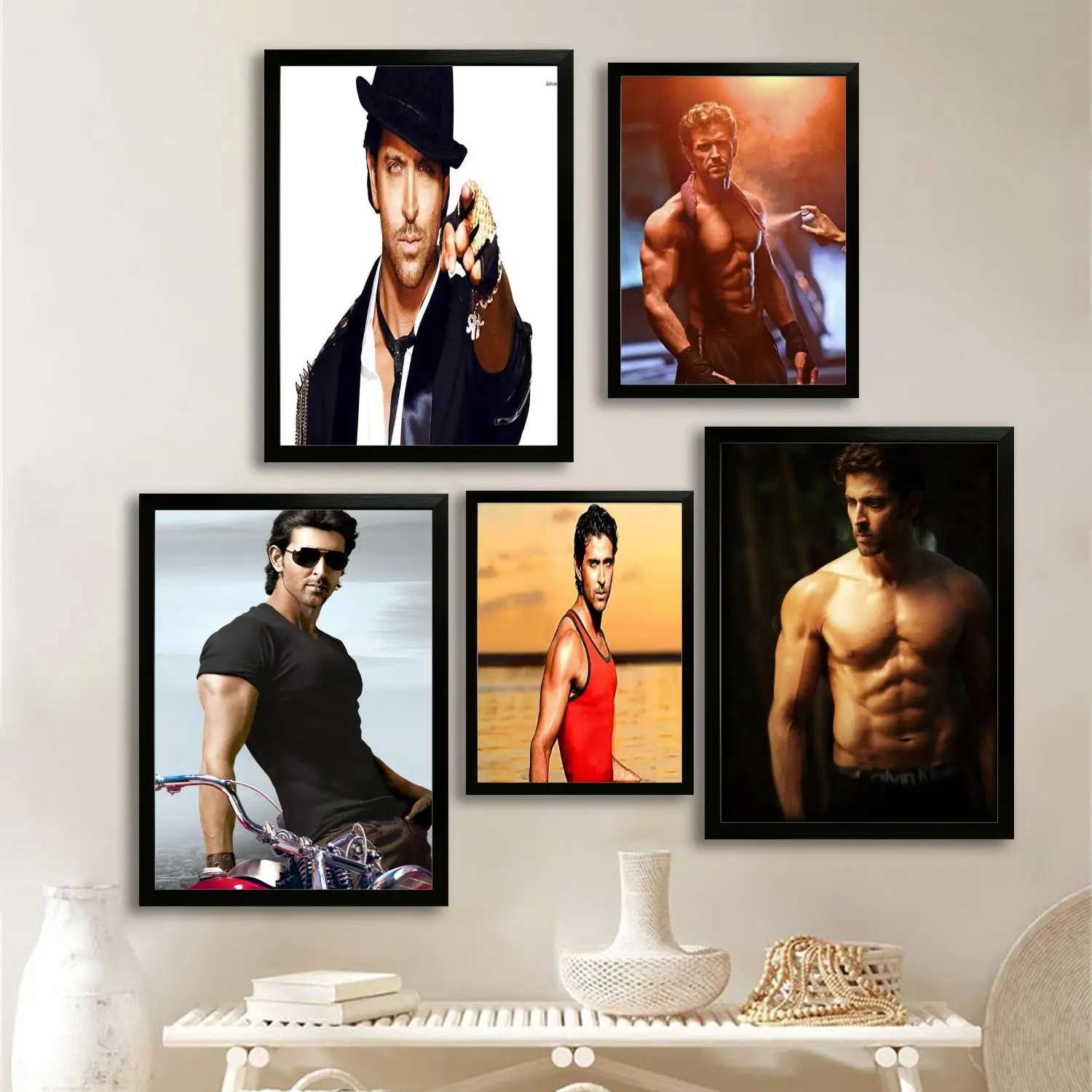 hrithik roshan Canvas Art Poster and Wall Art, Picture Print, Modern Family Bedroom Decor, Posters,Decorative painting