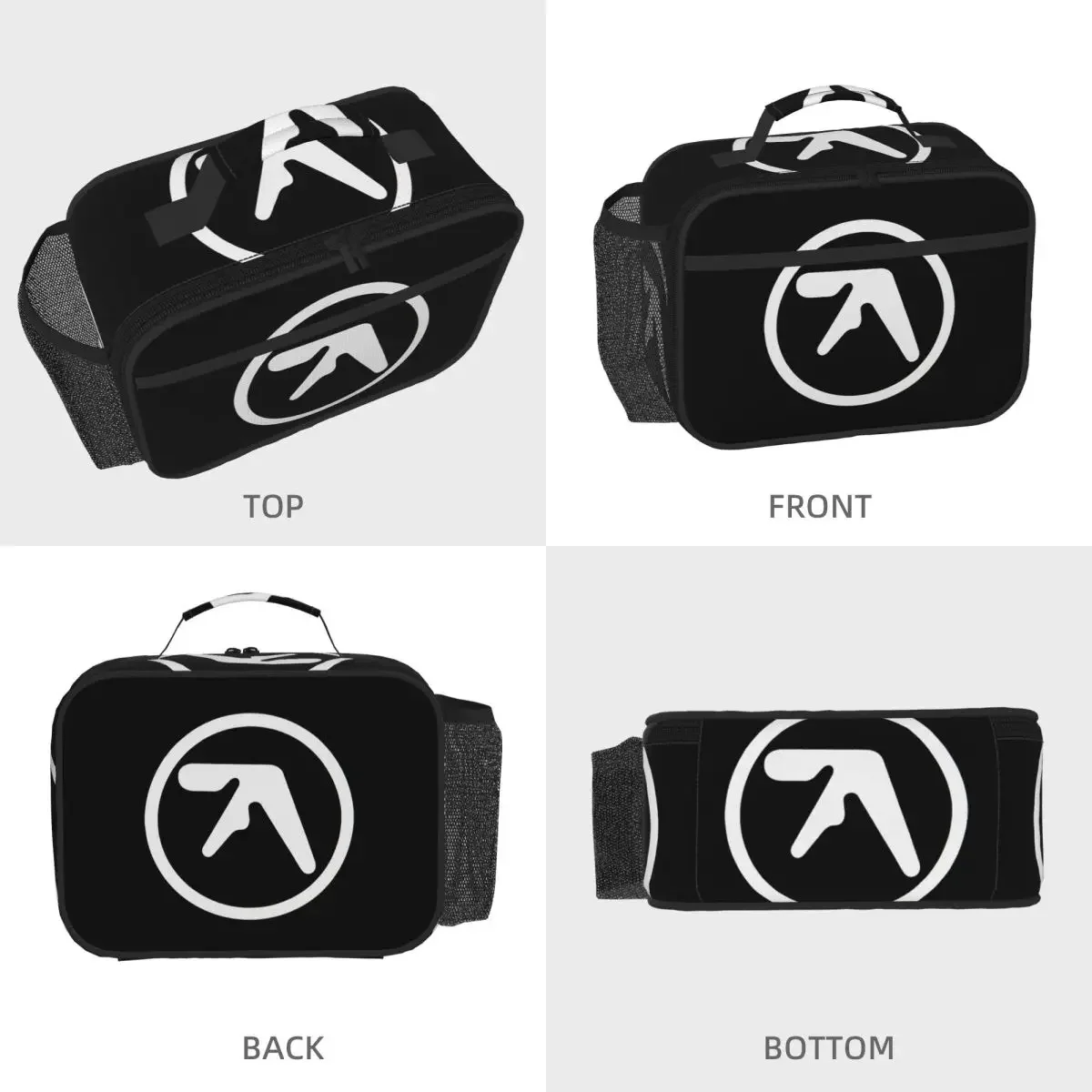 Aphex Twin Creative Y2K Logo Insulated Lunch Bag for Women Office Cooler Thermal Food Box Tote Portable Lunch Boxes Container