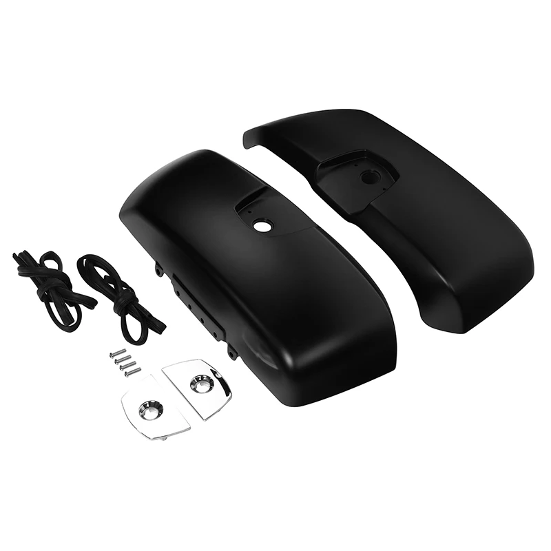 Motorcycle Matte Black Saddlebag Lids For Indian Chieftain 2019-2025 Challenger Dark Horse Roadmaster
